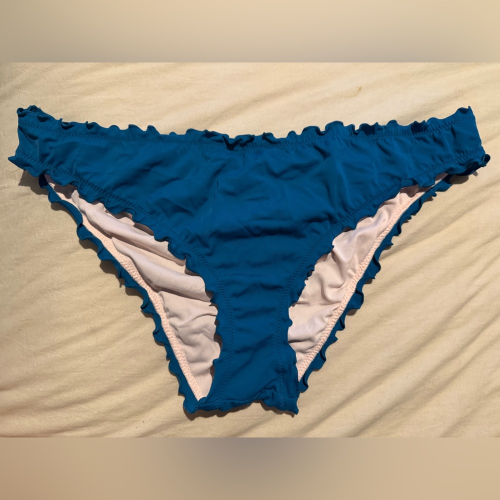 Target Blue Ruffle Bikini Bottom - Picture 1 of 2